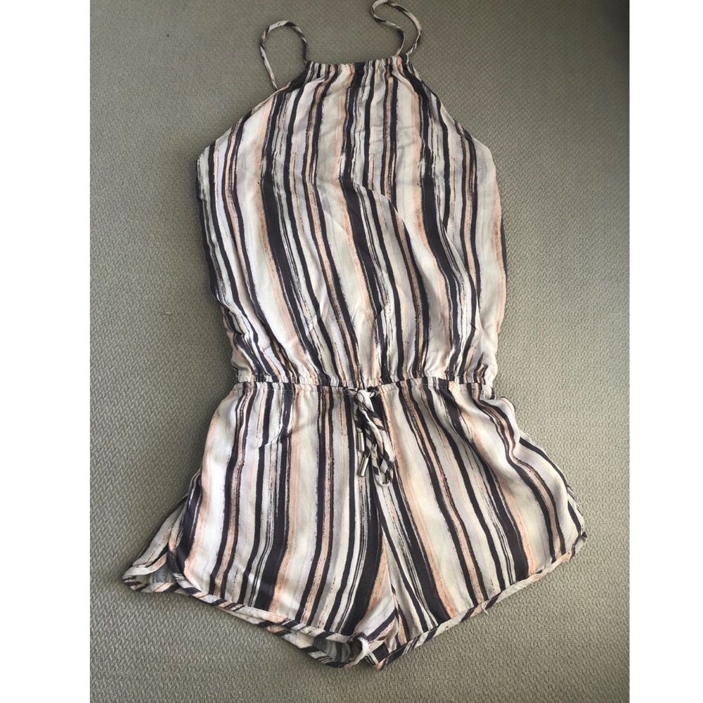 Lulus Beach Bound Halter Romper